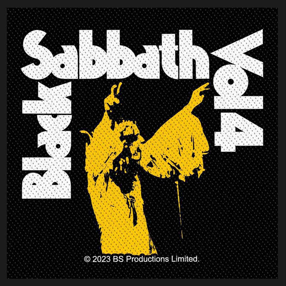 BLACK SABBATH ブラックサバス (OZZY OSBOURNE 追悼 ) - Vol 4 / ワッペン - PGS
